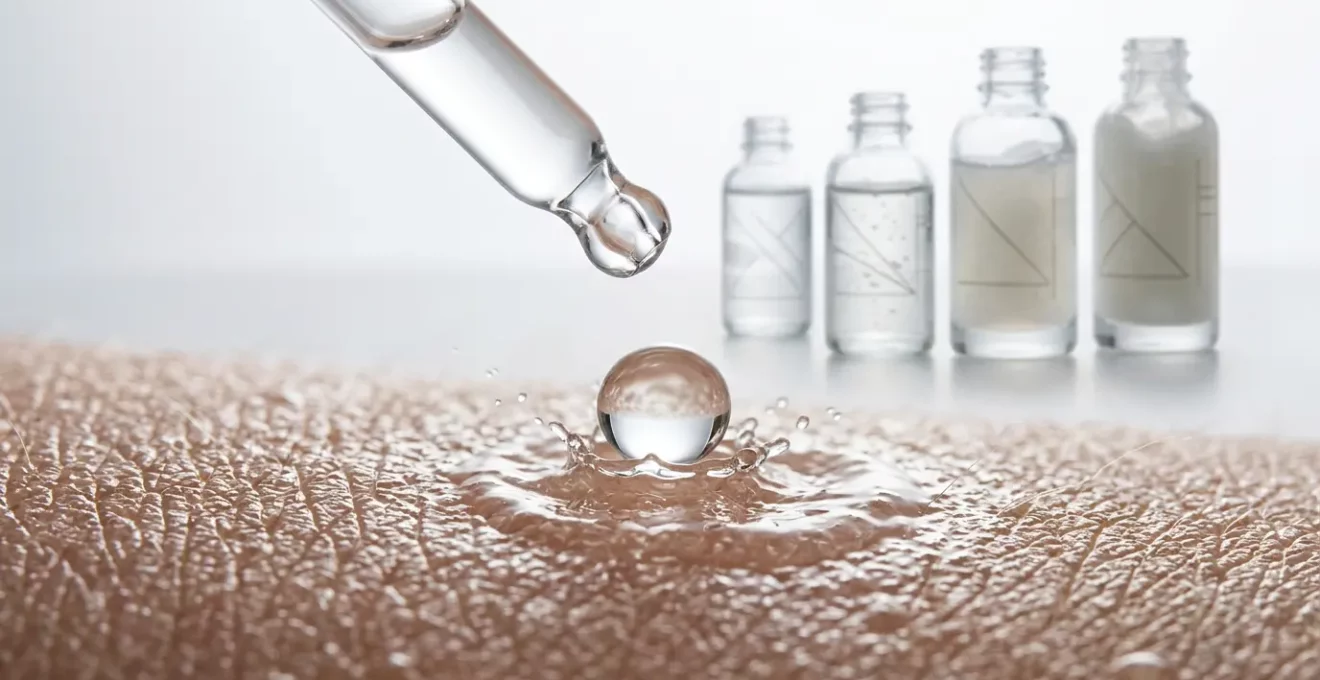 Professionelle Darstellung der richtigen Reihenfolge beim Auftragen von Seren für optimale Wirkstoffaufnahme