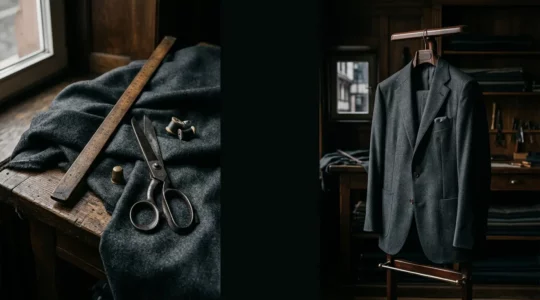 Luxuriöser maßgeschneiderter Anzug im Vergleich zu Konfektionsware auf deutschem Markt