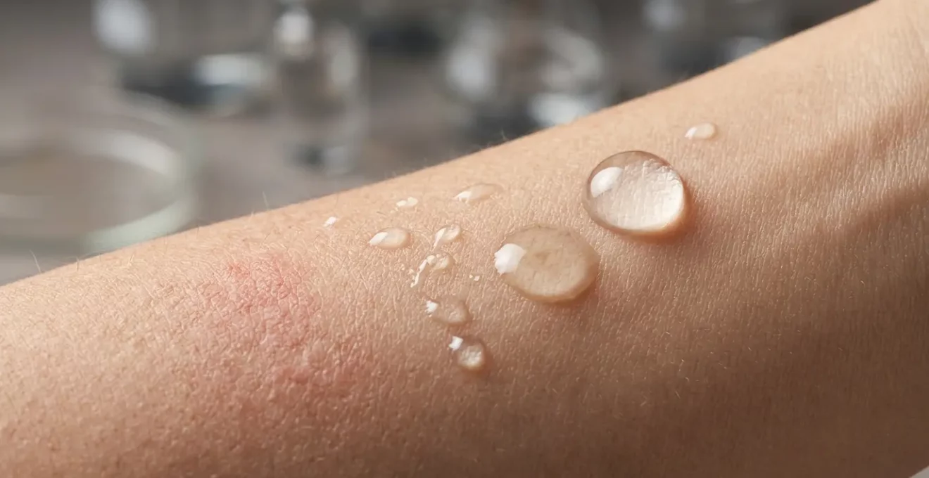 Hautanalyse von milden Kosmetikprodukten mit versteckten Reizauslösern