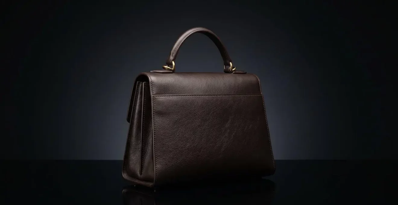 Minimalistische Darstellung zeitloser Luxus-Handtaschen ohne auffällige Logos