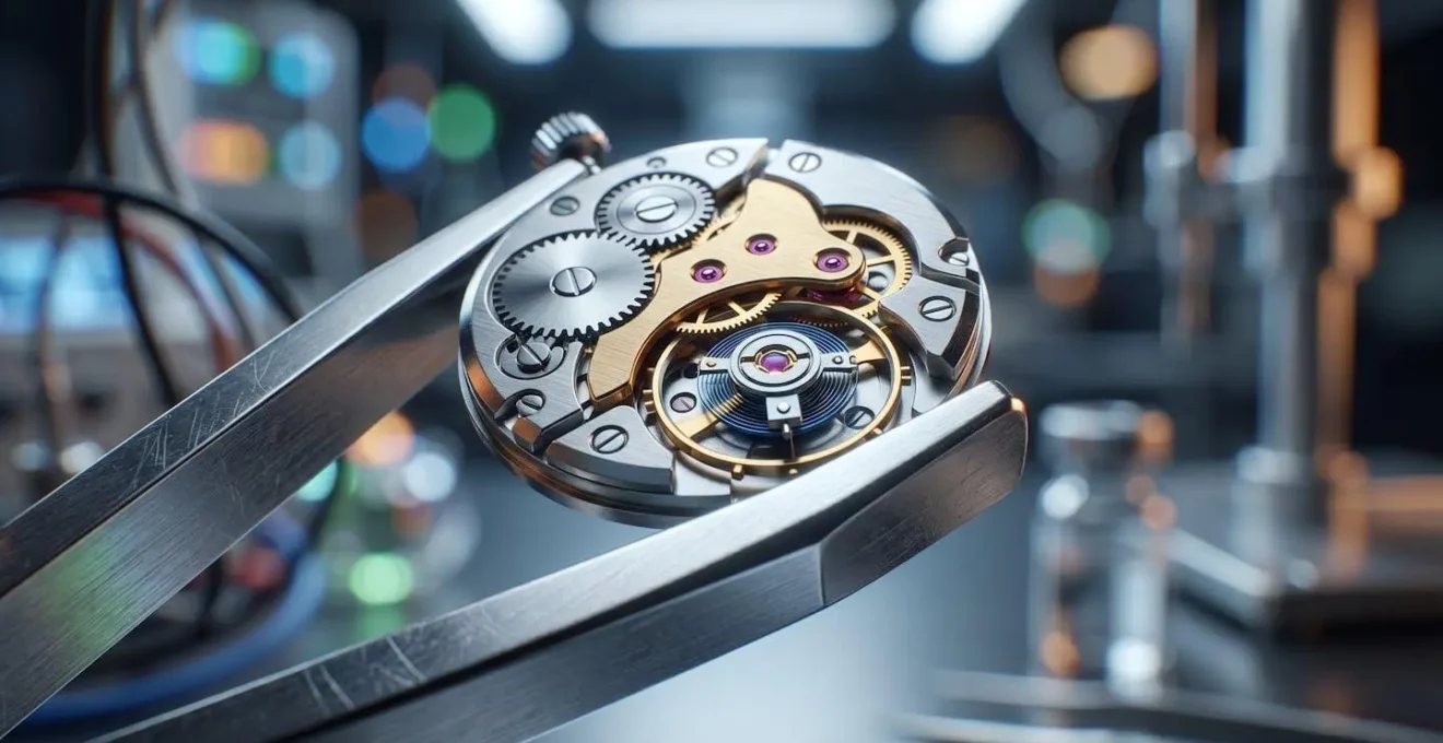 Präzisionsprüfstand für Chronometer-Tests in einem deutschen Uhrentestlabor